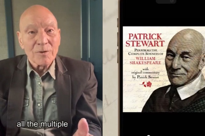 Sir Patrick Stewart discusses his love of Shakespeare in final appearance before his death