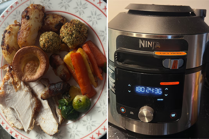 I cooked an entire roast dinner in my air fryer – here’s how