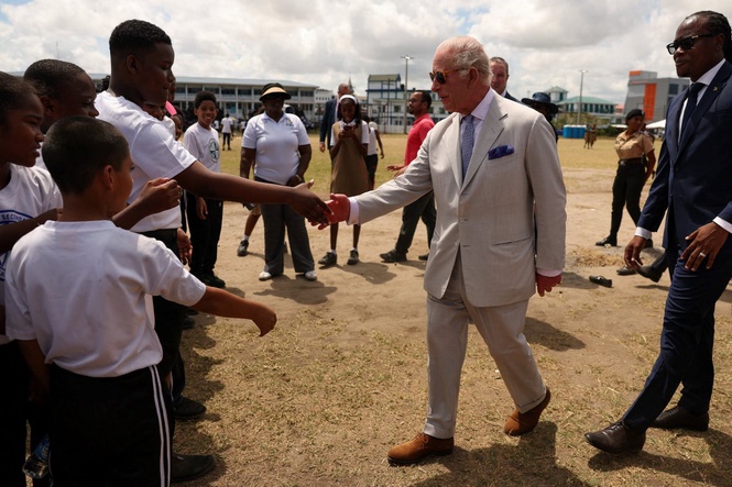 King Charles visits execution site of 1823 uprising against slavery during Guyana trip