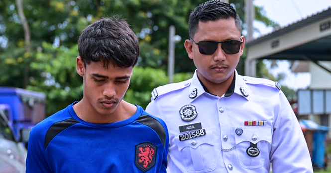 Pertuduhan kes kemalangan maut membabitkan penunggang motosikal RXZ dan sebuah kereta Proton Saga dipandu lelaki Rohingya.