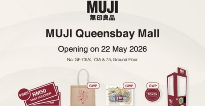 Image from: MUJI Malaysia Expands to Penang with Grand Opening at Queensbay Mall on 22 May 2026