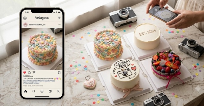 Image from: 6 Trending Aesthetic Cake Bakers In Malaysia For Your Next IG-Worthy Celebration