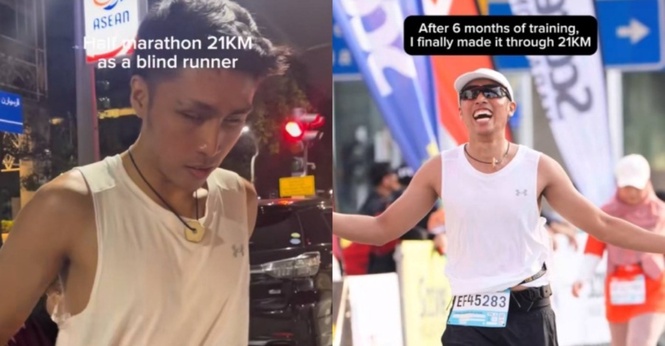 Image from: Visually Impaired Adry And Guide Runner Ammar Ready For Their Biggest Challenge Yet
