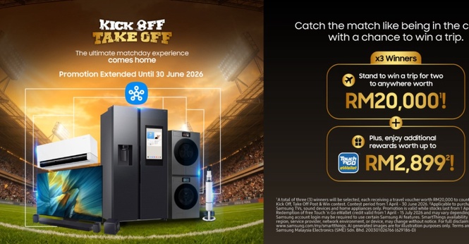 Image from: Final Call: Samsung Malaysia Extends “Kick Off, Take Off” Campaign Until 30 June 2026, Giving Fans More Time to Elevate Their Football Festival Experience