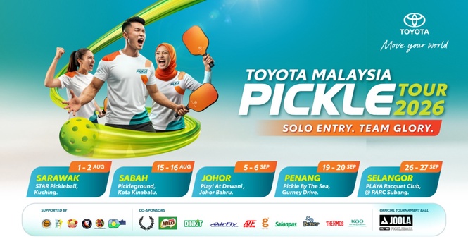 Image from: Toyota Malaysia Pickle Tour 2026 Serves Up One Of Malaysia’s Most Expansive Pickleball Community Tours
