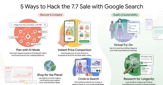 Image from: 5 Ways to Smart-Shop the 7.7 Sale with Search