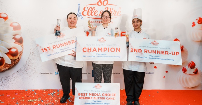 Image from: Malaysia’s Rising Pastry Talent Crowned at Elle & Vire Professionnel® Young Chef Competition 2026
