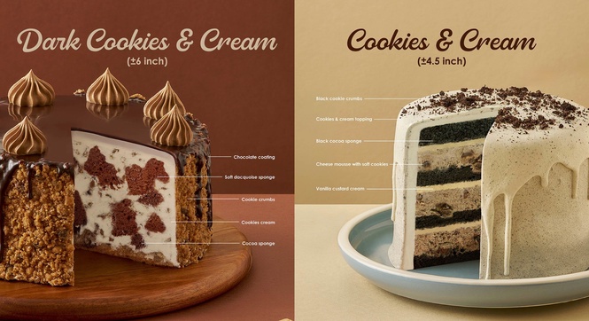 Image from: Secret Recipe Sparks ‘Cookies & Cream Showdown’ with Two New Cake Drops