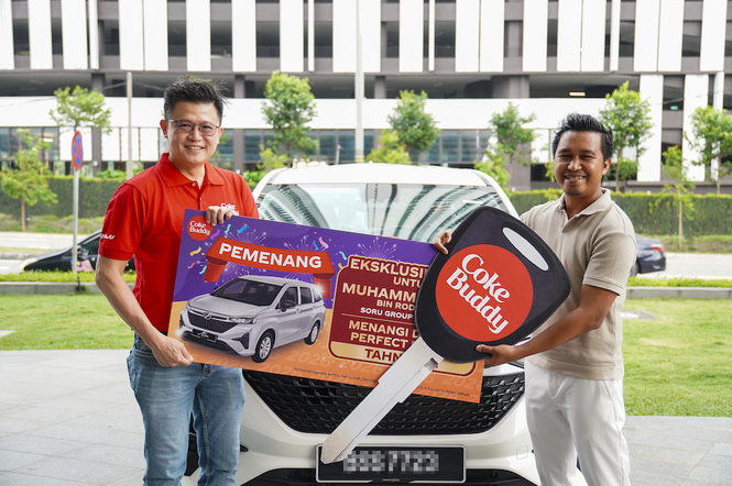 Image from: Coca-Cola Campaign Draws 4,500 Entries, Retailer Walks Away With New Perodua Alza