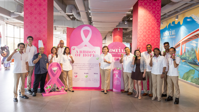 Image from: M Social Resort Penang Honours Breast Cancer Awareness Month with “Ribbon of Hope” Pink October Campaign