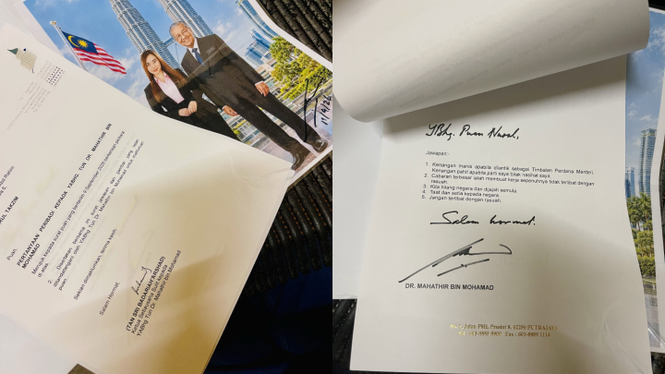 Image from: Someone Wrote To Tun Mahathir With 4 Personal Questions, And He Replied
