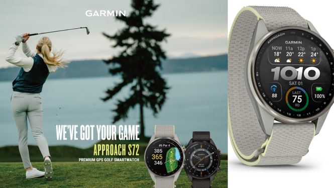Image from: Meet Approach S72: Garmin’s Ultimate Golf Smartwatch