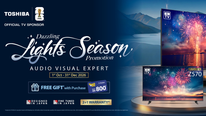 Image from: Toshiba TV Malaysia Turns Up The Festive Cheer With Dazzling Lights Season Promotion