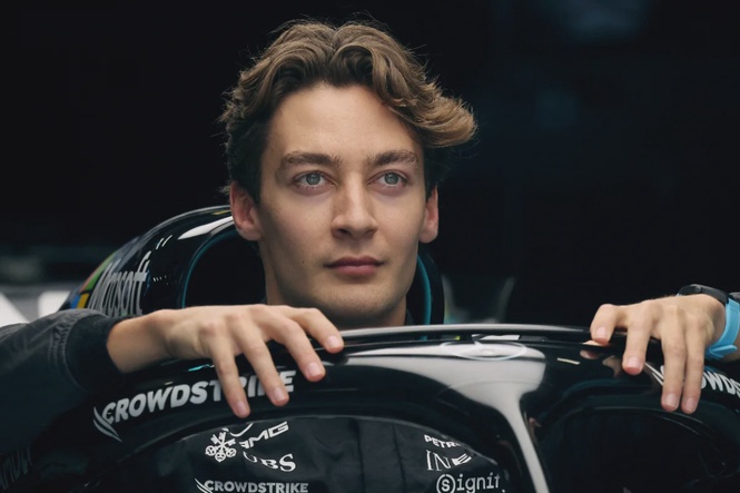 Image from: Russell ready for heat, humidity and haze at Sepang