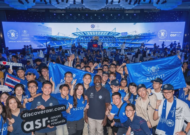 Image from: The famous CFC makes Vietnam debut with Chelsea legend Jimmy Floyd Hasselbaink at Ascott Tay Ho Hanoi