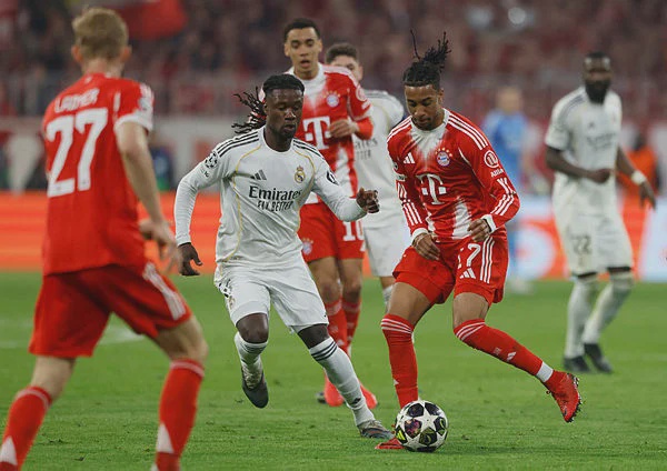 Image from: Bayern Munich stun Real Madrid in epic Champions League comeback