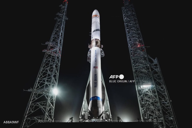 Image from: Blue Origin to launch New Glenn with reused booster for first time