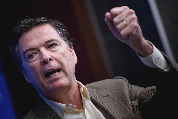 Image from: Former FBI director and Trump foe James Comey indicted again: US media