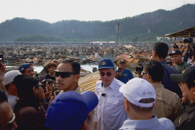 Image from: Federal govt announces RM1,500 aid for Sandakan fire victims