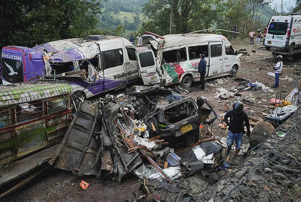 Image from: Guerrillas claim deadly Colombia attack, say it was an ‘error’