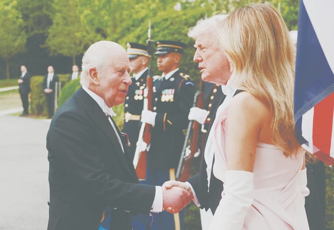 Image from: King Charles pays homage to the Don