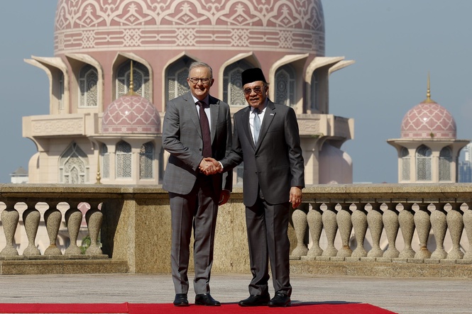 Image from: Malaysia and Australia leaders meet to strengthen ties, energy security