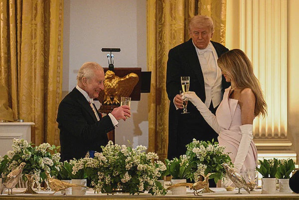 Image from: King Charles, Trump toast ties despite Iran tensions