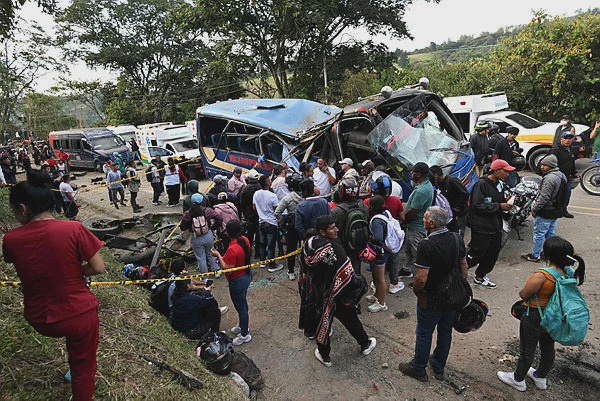 Image from: Colombia bomb attack kills 14 ahead of presidential election
