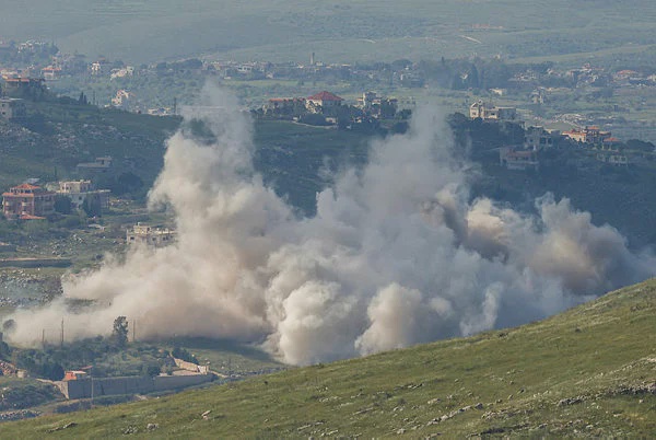 Image from: Israeli strikes kill nine in south Lebanon, including children