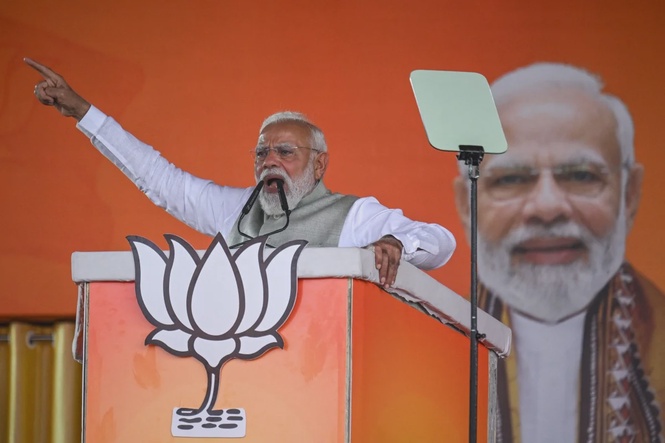 Image from: India exit polls suggest ruling party gains