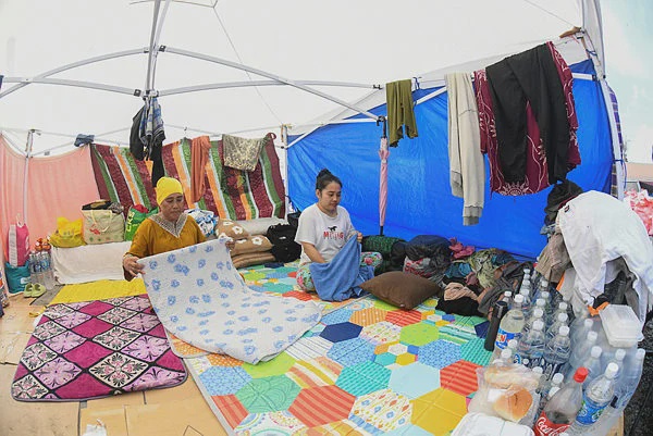 Image from: Sandakan fire displaces over 1,000 residents to relief centres