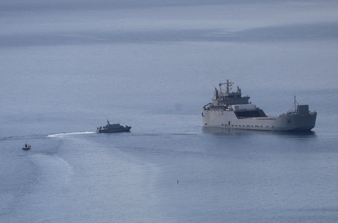 Image from: Activists on Gaza aid flotilla detained by Israel disembark in Crete