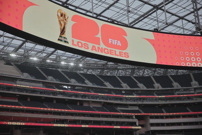 Image from: SoFi Stadium ready for World Cup transformation