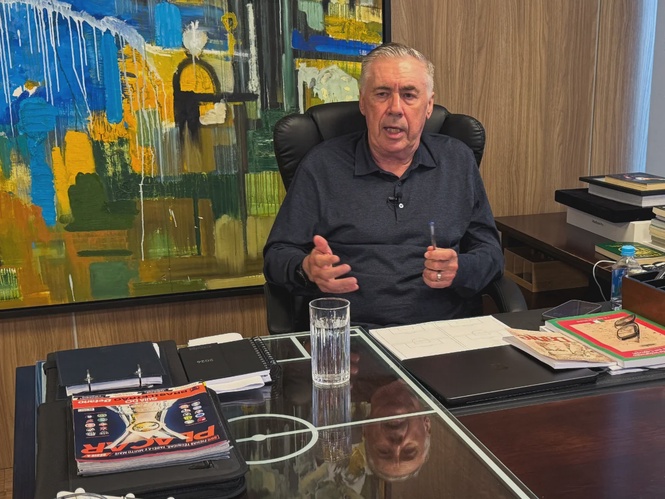 Image from: Ancelotti extends Brazil contract until 2030