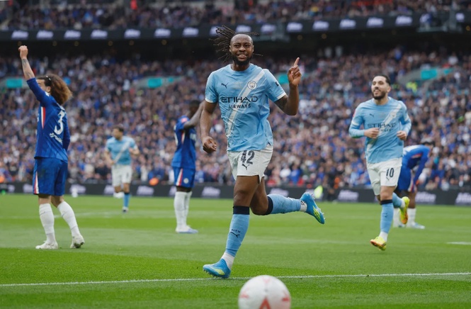 Image from: Semenyo’s magic moment fires Manchester City to FA Cup final win over Chelsea
