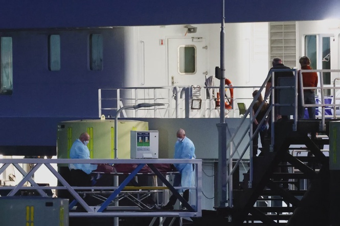 Image from: Hantavirus cruise ship ends deadly voyage in Rotterdam