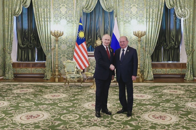 Image from: Sultan Ibrahim hails strong Malaysia-Russia ties
