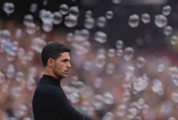 Image from: Arteta urges Arsenal to crush Burnley for title boost