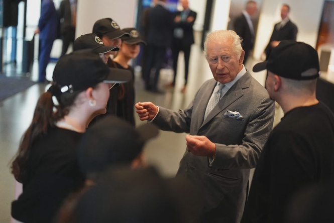 Image from: King Charles III seeks hip-hop lesson in Belfast