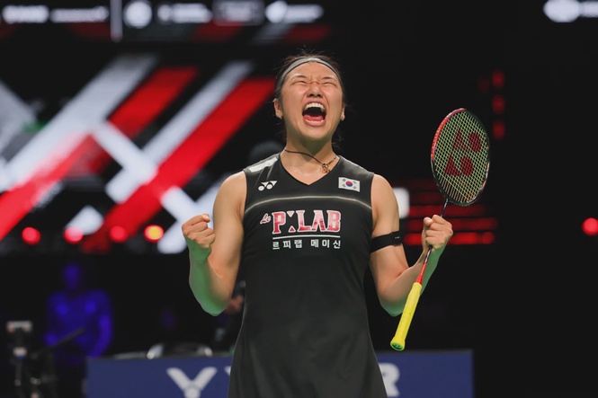 Image from: Badminton no.1 An brings ‘fire’ as South Korea win Uber Cup