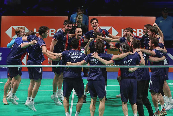Image from: France edge closer to Thomas Cup final glory