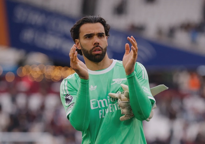 Image from: Raya, Rice and Arteta: How Arsenal finally became champions