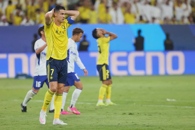 Image from: Cristiano Ronaldo suffers more agony as Al Nassr lose 1-0 in AFC final
