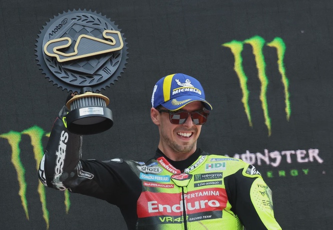Image from: Di Giannantonio wins crash-marred Catalan MotoGP