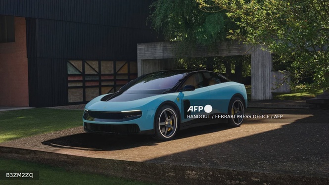 Image from: Ferrari unveils first electric car, Luce, as market doubts linger
