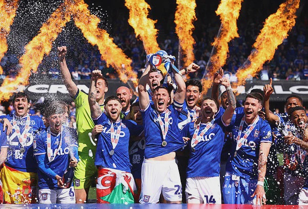 Image from: Ipswich promoted to Premier League, Wrexham miss out