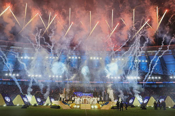 Image from: JDT celebrates 12th Super League title with fireworks and drone show