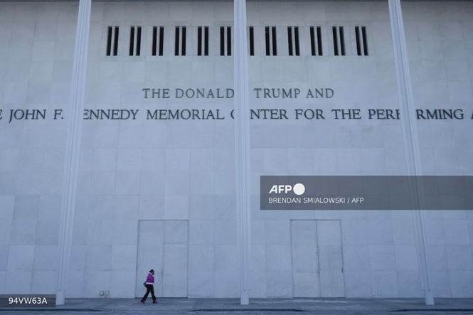 Image from: Judge orders Trump name removed from Kennedy Center