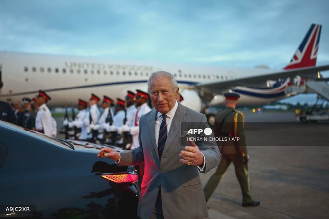 Image from: King Charles arrives in Bermuda after US visit