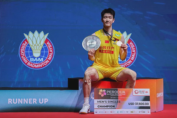 Image from: Li Shi Feng defends Malaysia Masters title in straight sets